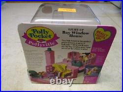 Vtg Original Polly Pocket Pollyville Light-up Bay Window 1994 Polly Playset NOS
