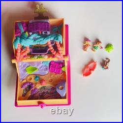 Vtg Polly Pocket 1995 Glitter Island Enchanted Storybook 100% COMPLETE Bluebird