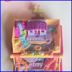 Vtg Polly Pocket 1995 Glitter Island Enchanted Storybook 100% COMPLETE Bluebird