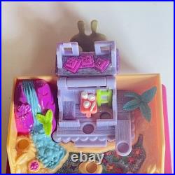 Vtg Polly Pocket 1995 Glitter Island Enchanted Storybook 100% COMPLETE Bluebird