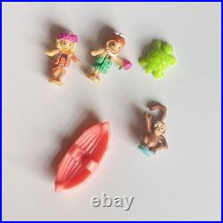Vtg Polly Pocket 1995 Glitter Island Enchanted Storybook 100% COMPLETE Bluebird