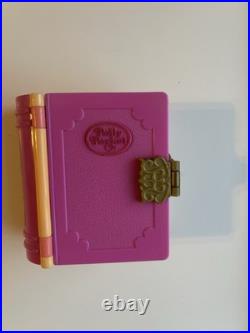 Vtg Polly Pocket 1995 Glitter Island Enchanted Storybook 100% COMPLETE Bluebird