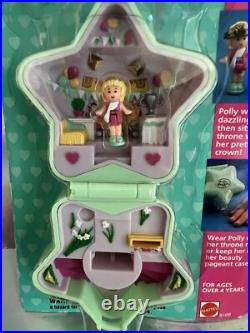 Vtg Polly Pocket Bathing BEAUTY PAGEANT Ring Case Compact Playset NEW MOC
