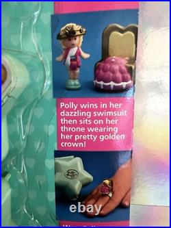 Vtg Polly Pocket Bathing BEAUTY PAGEANT Ring Case Compact Playset NEW MOC