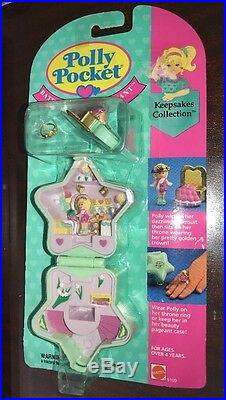 Vtg Polly Pocket Bathing Beauty Pageant and ring set Bluebird Toys Sealed NEW