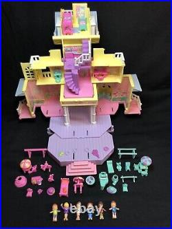 Vtg Polly Pocket Bluebird CLUBHOUSE! 99.9% Complete Pop-Up Play House w Figures