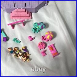Vtg Polly Pocket Bluebird CLUBHOUSE! Incomplete Pop-Up Play House w 5 Figures