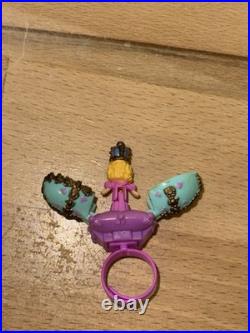 Vtg Polly Pocket Crown Surprise Ring & Forever friends Playset Bluebird 1995