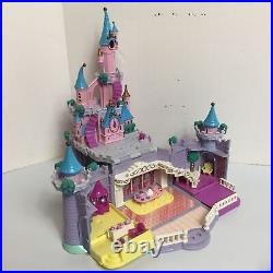 Vtg Polly Pocket Disney's Tiny Collection Cinderella's Enchanted Castle Complete
