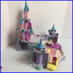 Vtg Polly Pocket Disney's Tiny Collection Cinderella's Enchanted Castle Complete