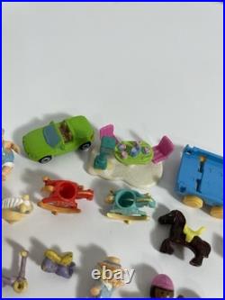 Vtg Polly Pocket Figure Lot Huge Girl Dolls Mini Compact 1990s Mighty Max Rare