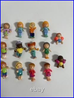 Vtg Polly Pocket Figure Lot Huge Girl Dolls Mini Compact 1990s Mighty Max Rare