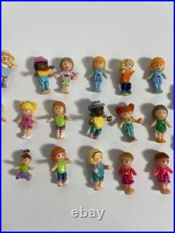 Vtg Polly Pocket Figure Lot Huge Girl Dolls Mini Compact 1990s Mighty Max Rare
