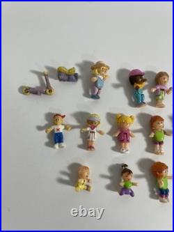 Vtg Polly Pocket Figure Lot Huge Girl Dolls Mini Compact 1990s Mighty Max Rare