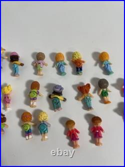 Vtg Polly Pocket Figure Lot Huge Girl Dolls Mini Compact 1990s Mighty Max Rare
