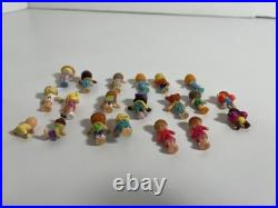 Vtg Polly Pocket Figure Lot Huge Girl Dolls Mini Compact 1990s Mighty Max Rare