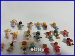 Vtg Polly Pocket Figure Lot Huge Girl Dolls Mini Compact 1990s Mighty Max Rare