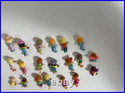Vtg Polly Pocket Figure Lot Huge Girl Dolls Mini Compact 1990s Mighty Max Rare