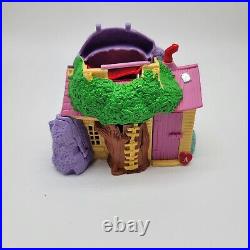 Vtg Polly Pocket Magical Movin' Pollyville Boutique Bluebird Treehouse Figures