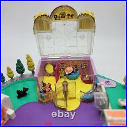 Vtg Polly Pocket Magical Movin' Pollyville Boutique Bluebird Treehouse Figures
