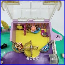 Vtg Polly Pocket Magical Movin' Pollyville Boutique Bluebird Treehouse Figures