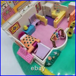 Vtg Polly Pocket Magical Movin' Pollyville Boutique Bluebird Treehouse Figures