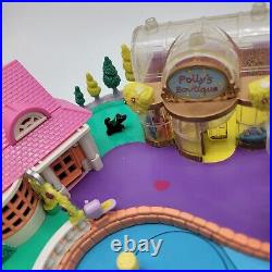 Vtg Polly Pocket Magical Movin' Pollyville Boutique Bluebird Treehouse Figures