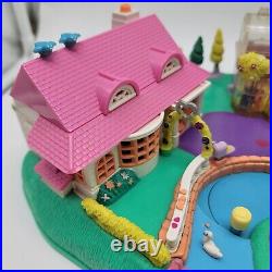 Vtg Polly Pocket Magical Movin' Pollyville Boutique Bluebird Treehouse Figures