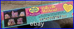Vtg Polly Pocket Pollyville Playsets HTF Rare Deluxe Giftset NIB 14 Mini Dolls