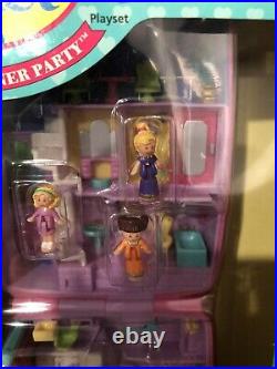 Vtg Polly Pocket Starbright Dinner Party NIB Light-Up Bluebird Playset Toy Doll