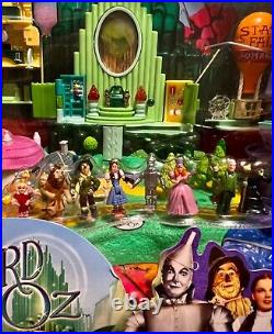 Wizard of Oz Polly Pocket Play Set Emerald City 2001 NIB NRFB Mattel Lights Up